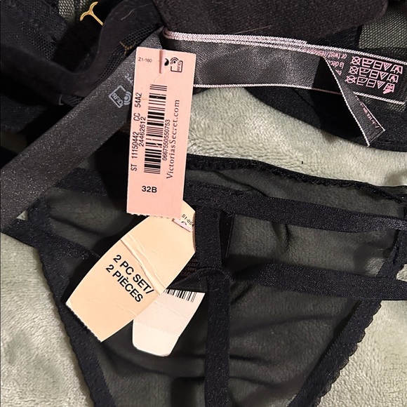 Victoria's Secret Black Sheer Set - Picture 3 of 3